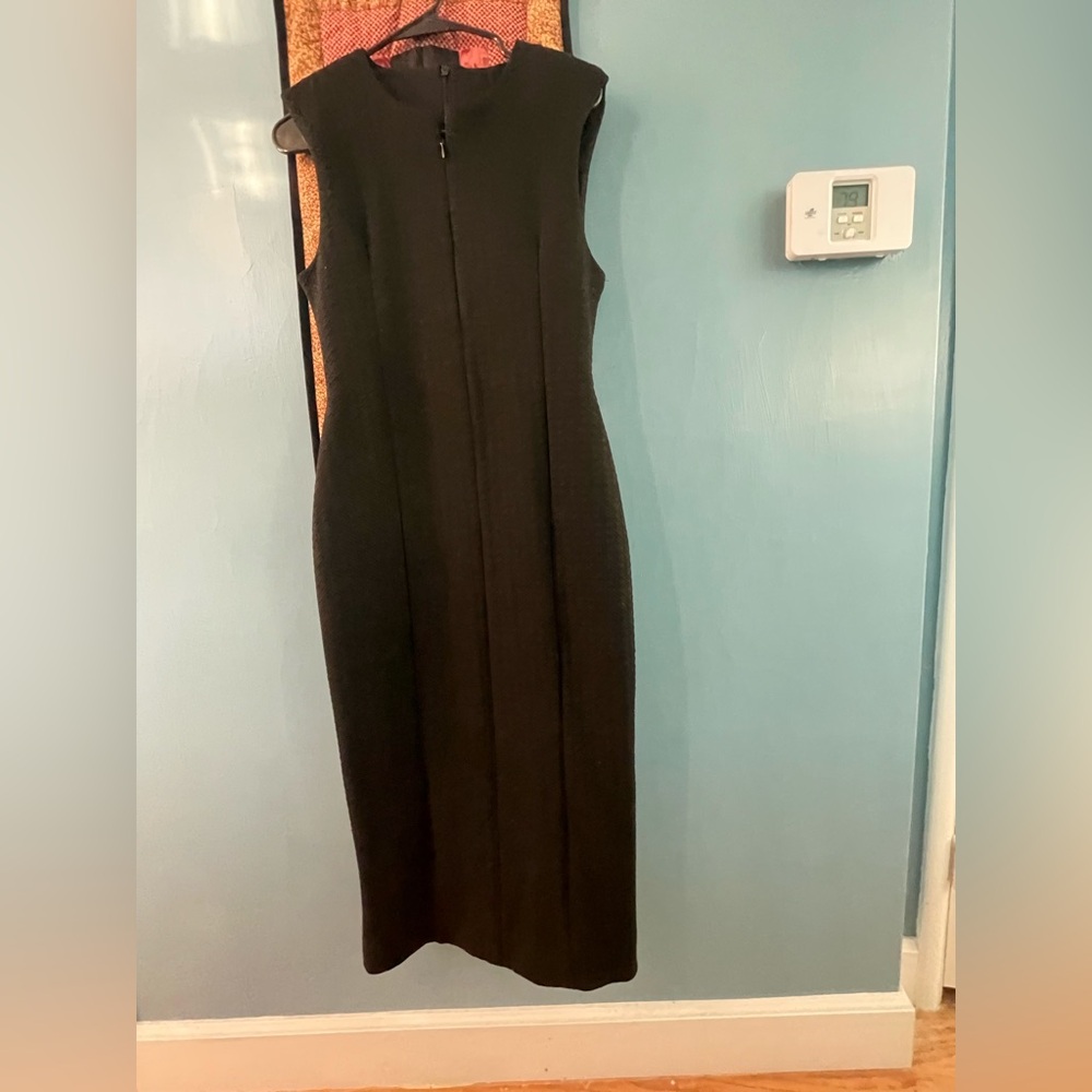 ME+EM Black Slim fitting sleeveless Dress